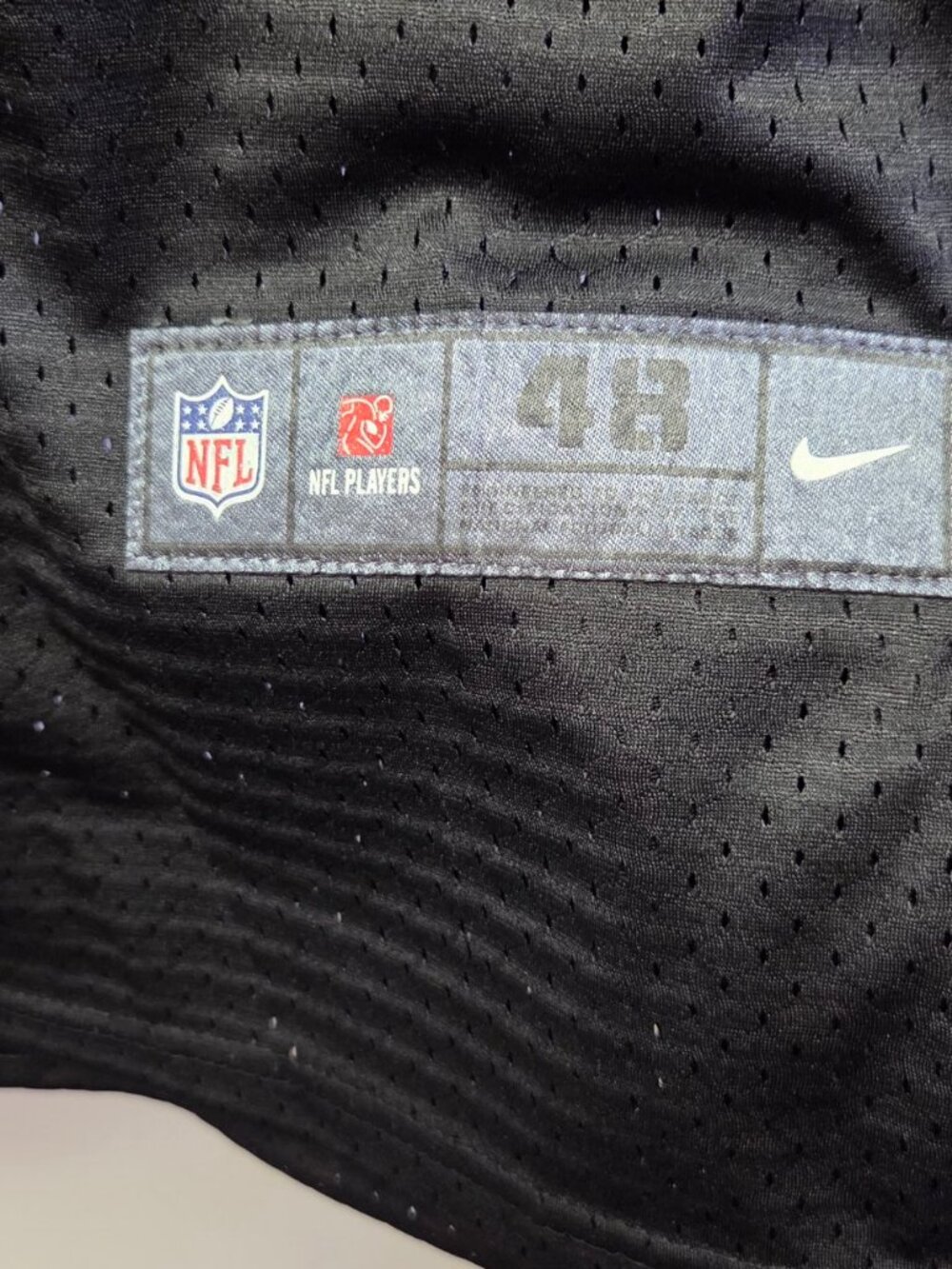 Nike Raiders Charles Woodson #24 Jersey Mens 48 L Black